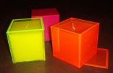 velas perfumada cubo
